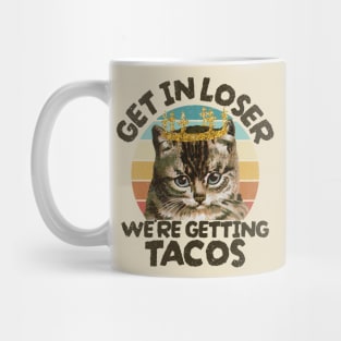 Get in Loser - Retro  missing Cat Mug